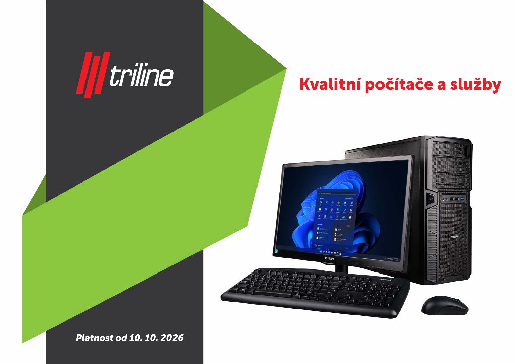 Náhled letáku: Triline Akce
